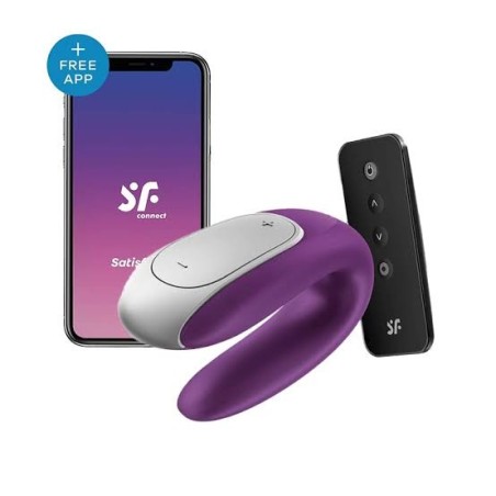 Satisfyer Double Fun : Vibrateur Couple Connecté | DidonDidon