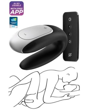 Satisfyer Double Fun : Vibrateur Couple Connecté | DidonDidon
