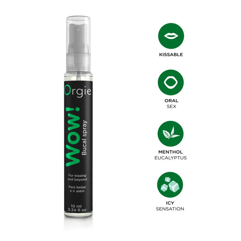 Spray buccal excitant Wow -glaçé-Menthe/Fraise - Orgie
