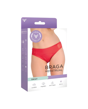 Culotte Menstruelle DAILY - CLASSIQUE ROUGE - Femme République