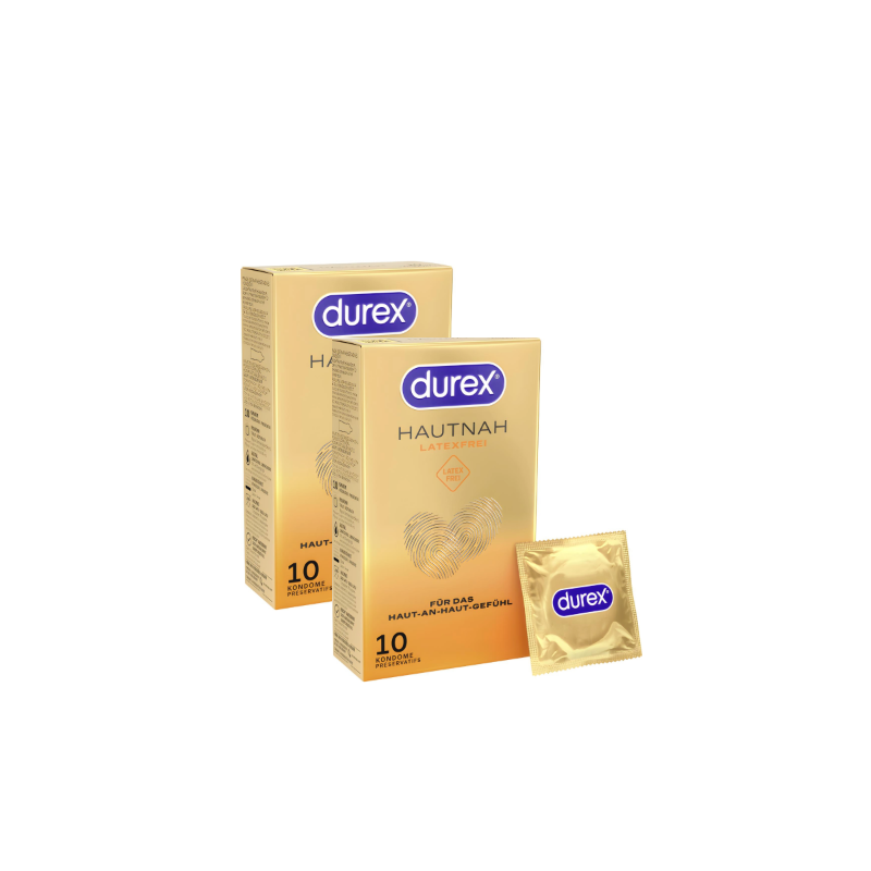 Préservatif Sans Latex Durex Nude / Hautnah (10 pcs) | DidonDidon