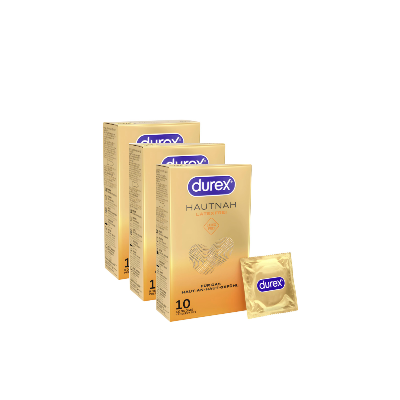 Préservatif Sans Latex Durex Nude / Hautnah (10 pcs) | DidonDidon