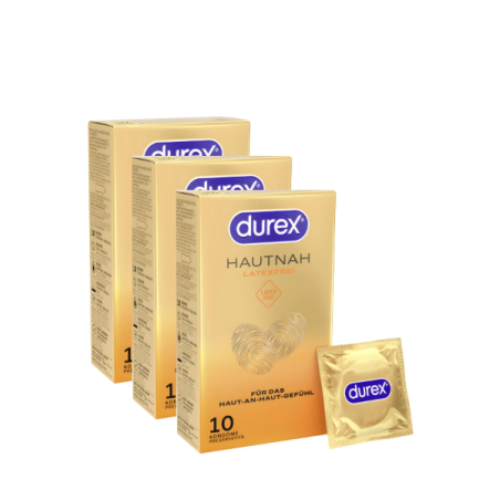 Préservatif Sans Latex Durex Nude / Hautnah (10 pcs) | DidonDidon