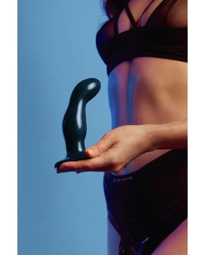 Dildo fingering et vibrant bleu - Strap On Me