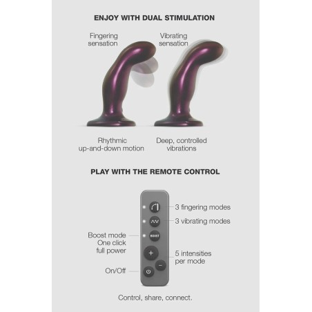 Dildo fingering et vibrant aubergine - par Strap On Me