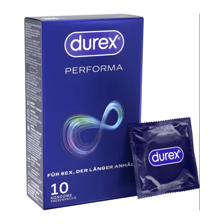 Préservatifs Retardants Durex Performa (10 pcs) | DidonDidon