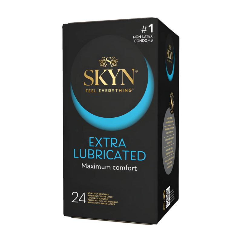 Préservatifs Sans Latex Extra Lubrifiés (Boîte de 24) - SKYN