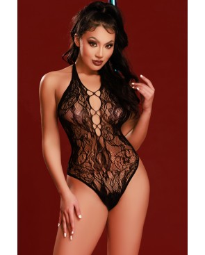 Body dentelle sexy noir - J Lingerie