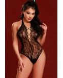 Body dentelle sexy noir - par J Lingerie