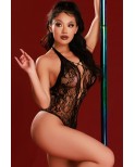 Body dentelle sexy noir - par J Lingerie