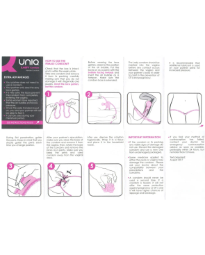 Préservatifs Féminins et Slips UNIQ | DidonDidon