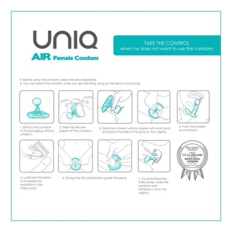 Préservatifs Féminins AirFemale UNIQ | DidonDidon