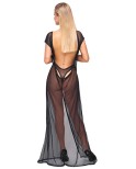 Robe longue en résille avec body - par Cottelli PARTY