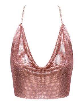 Top en métal doré rose - Cotelli ACCESSOIRES