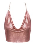 Top en métal doré rose - par Cotelli ACCESSOIRES