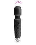 Vibro Love Wand rechargeable noir - par Yoba Vibro Love Wand rechargeable noir - par Yoba