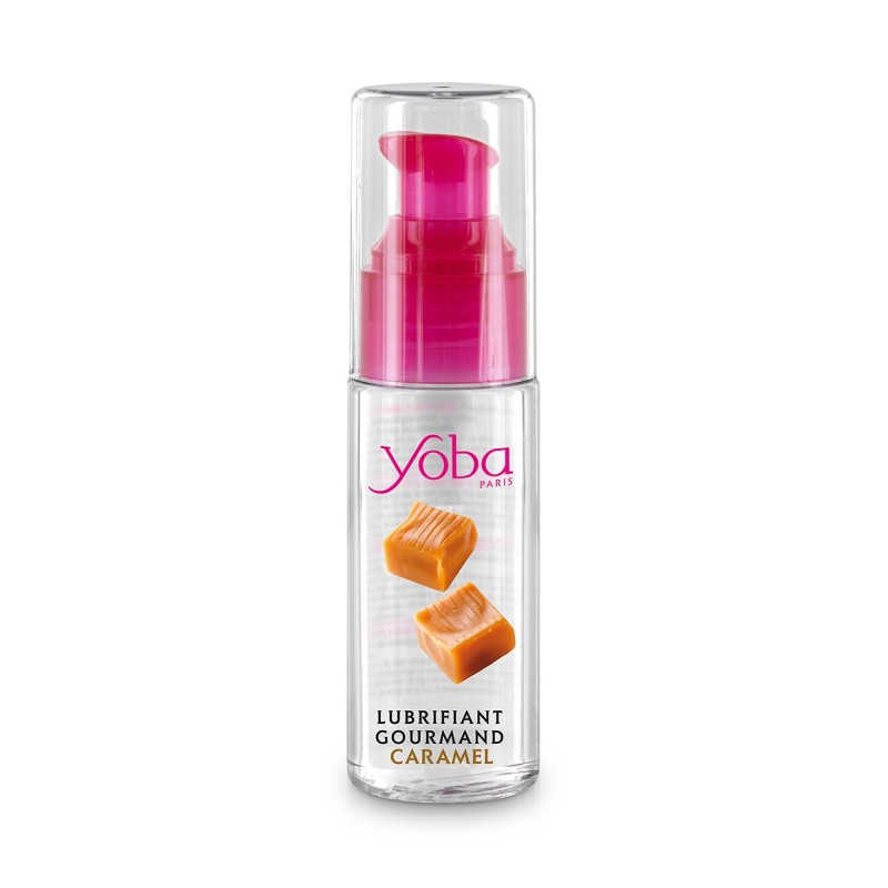 Lubrifiant parfumé caramel à base d'eau 50ml - par Yoba Lubrifiant parfumé caramel à base d'eau 50ml - par Yoba