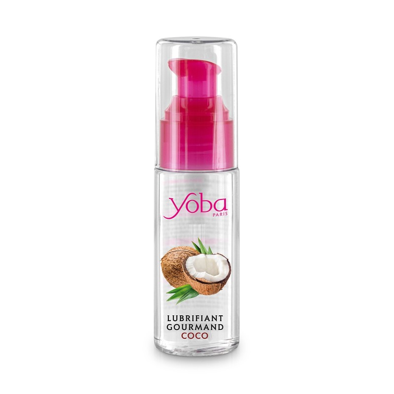 Lubrifiant parfumé noix de coco à base d'eau 50ml - par Yoba
