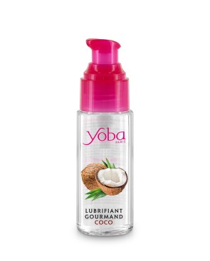 Lubrifiant parfumé noix de coco à base d'eau 50ml - par Yoba