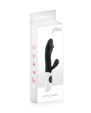 Vibromasseur Rabbit Elya noir - Yoba