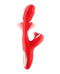 Vibromasseur rabbit 3-en-1 Joyfully rouge - par Yoba