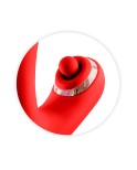 Vibromasseur rabbit 3-en-1 Joyfully rouge - par Yoba