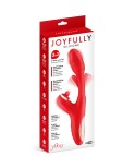 Vibromasseur rabbit 3-en-1 Joyfully rouge - par Yoba