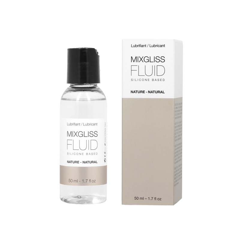Fluid Nature - 50ml - Massage et lubrifiant intime silicone par Mixgliss