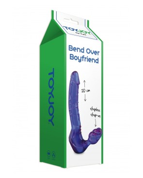 Gode anatomique Jelly Bend Over BoyFrend Femme2Femme - par Toy Joy
