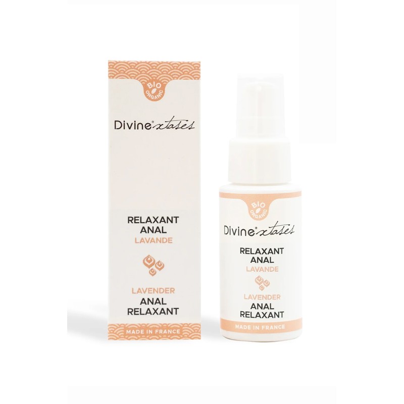 Gel anal relaxant à Lavande BIO - pompe 50ml - par Divinextases