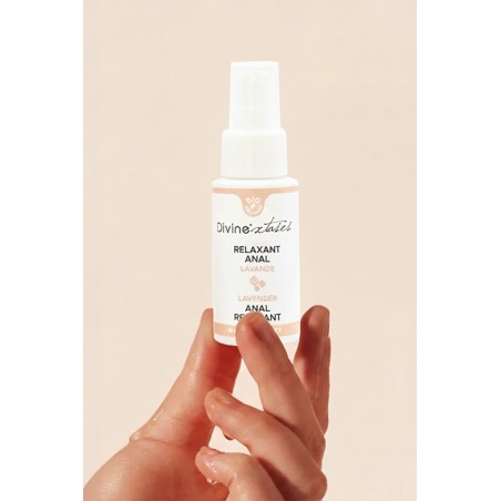 Gel anal relaxant à Lavande BIO - pompe 50ml - par Divinextases