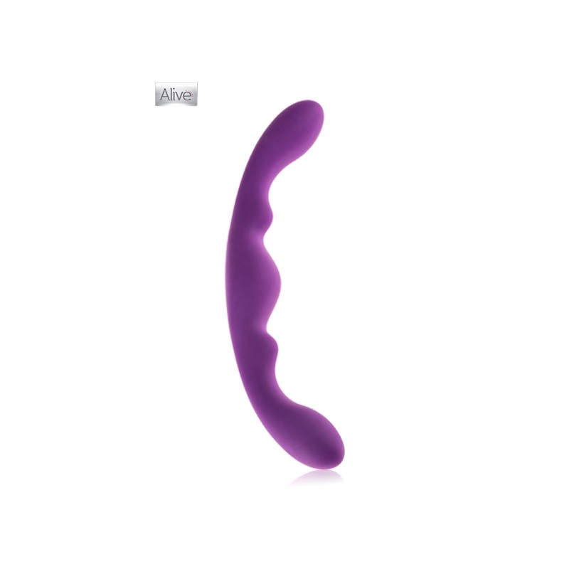 Double dong Luna, 25 cm, favorise la prise en main, par Alive Double dong Luna, 25 cm, favorise la prise en main, par Alive