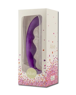 Double dong Luna, 25 cm, favorise la prise en main, par Alive