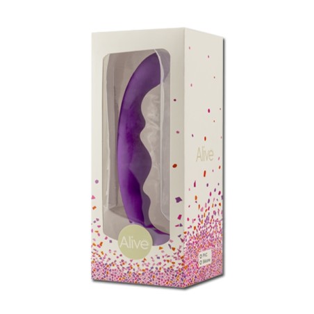 Double dong Luna, 25 cm, favorise la prise en main, par Alive