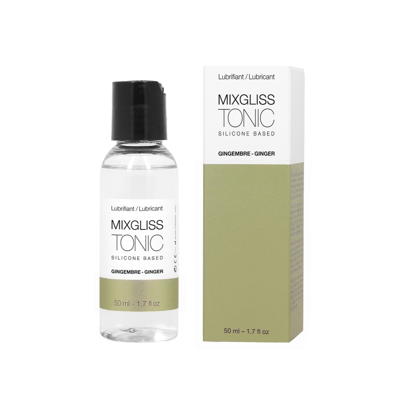 Tonic Gingembre 50ml - Massage et lubrifiant intime silicone par Mixgliss