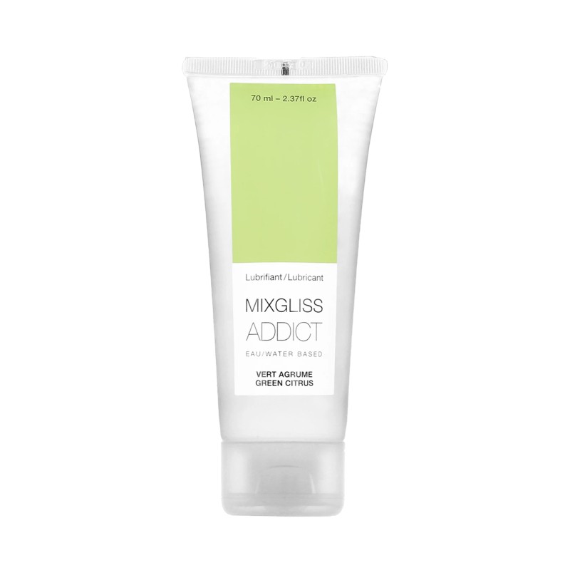 Addict Vert agrume 70ml - Exitation - lubrifiant intime à base d'eau par Mixgliss