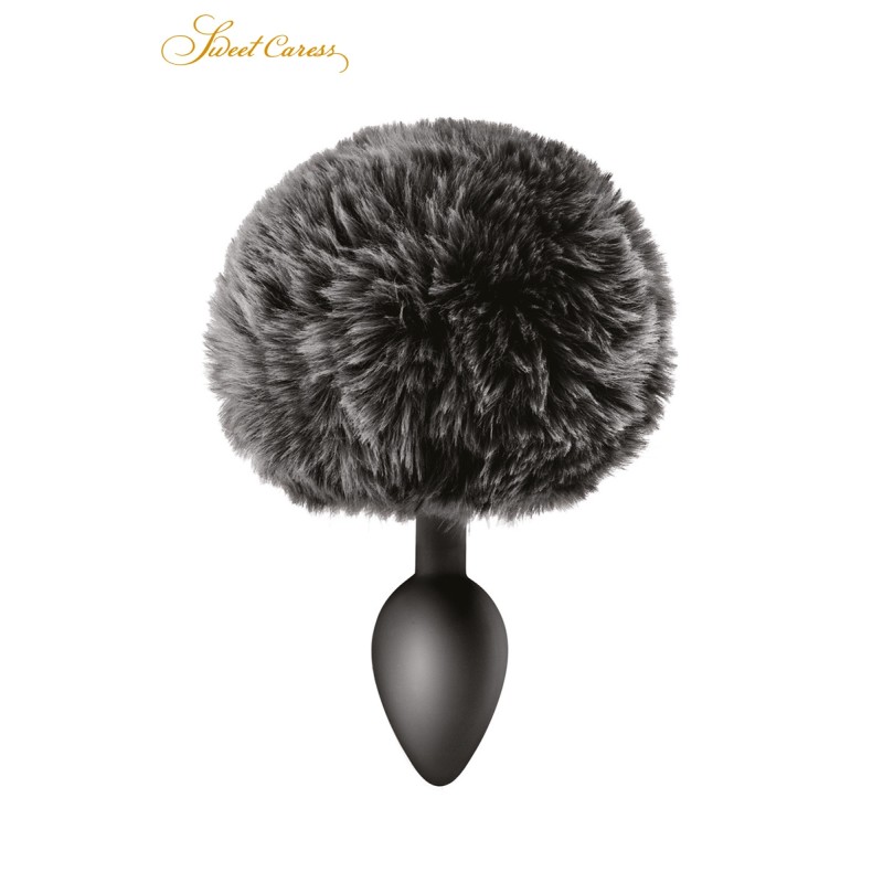 Plug queue de lapin Noir - par Sweet Caress