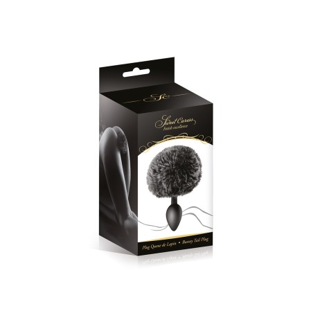 Plug queue de lapin Noir - par Sweet Caress