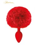 Plug queue de lapin Rouge - par Sweet Caress