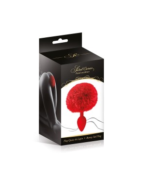 Plug queue de lapin Rouge - par Sweet Caress