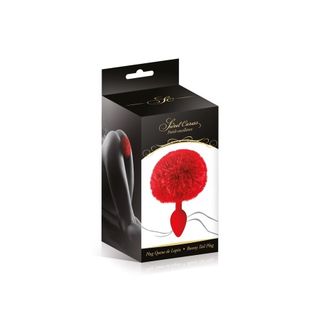 Plug queue de lapin Rouge - par Sweet Caress