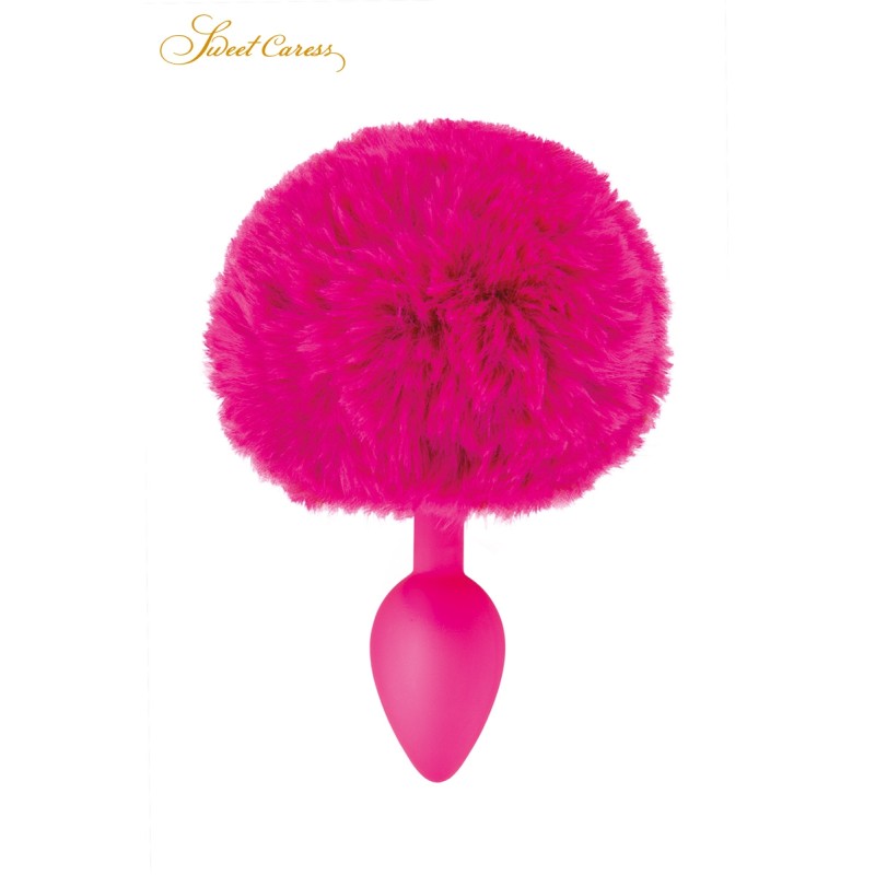Plug queue de lapin Fuchsia - par Sweet Caress