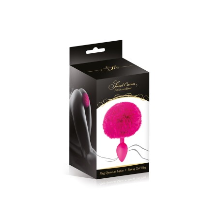 Plug queue de lapin Fuchsia - par Sweet Caress