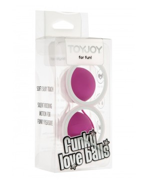 Funky Love Balls fushia -  Boules de Geisha par Toy Joy