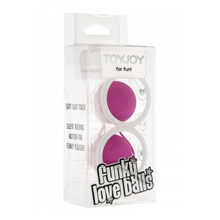 Funky Love Balls fushia -  Boules de Geisha par Toy Joy