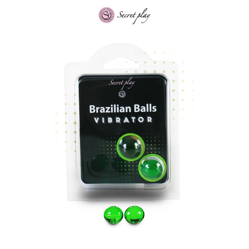 2 Brazillian balls effet vibrator - Lubrifiant externe et massage à base d'huile par Secret Play 2 Brazillian balls effet vibrator - Lubrifiant externe et massage à base d'huile par Secret Play