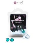 2 Brazilian Balls effet frais - Lubrifiant externe et massage à base d'huile par Secret Play 2 Brazilian Balls effet frais - Lubrifiant externe et massage à base d'huile par Secret Play