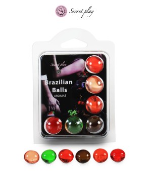 6 Brazilian Balls parfums variés