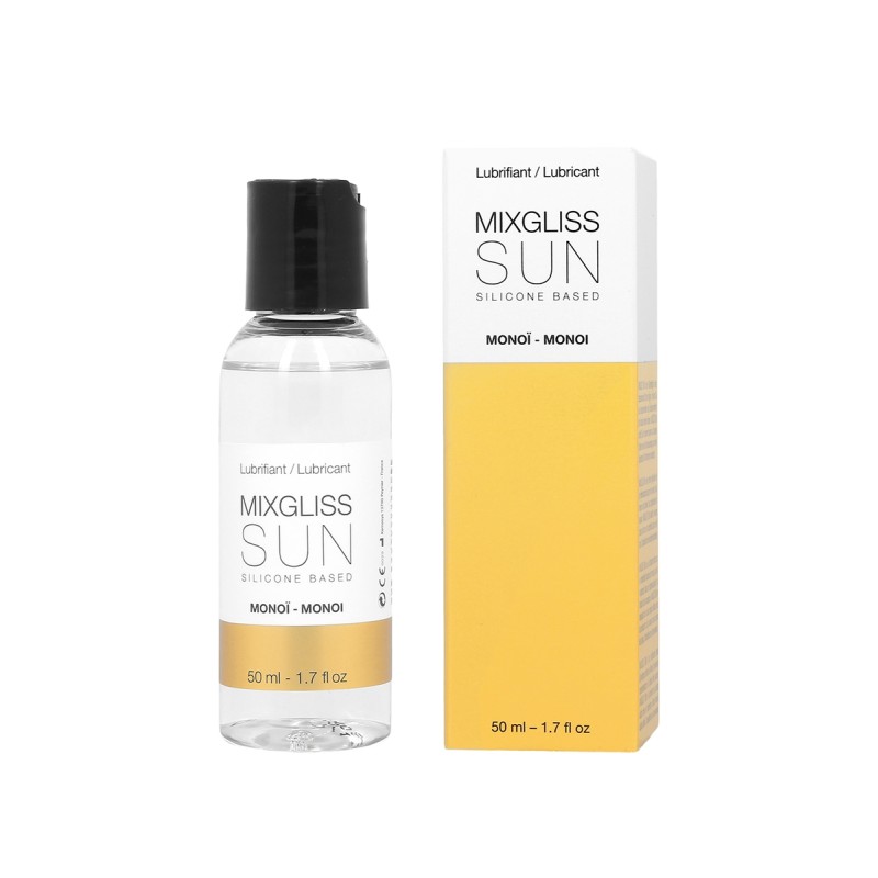 Sun Monoï 50ml - Massage et lubrifiant intime silicone par Mixgliss