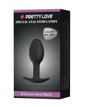 Plug anal 8,4 cm Avec Bille intégrée - Mega Plaisir - par Pretty Love